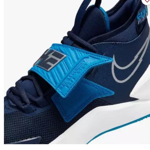 Nike Future Court 3 "Midnight Navy/Blue/Metallic Silver" Basketball Shoes size 6 - Picture 7 of 17